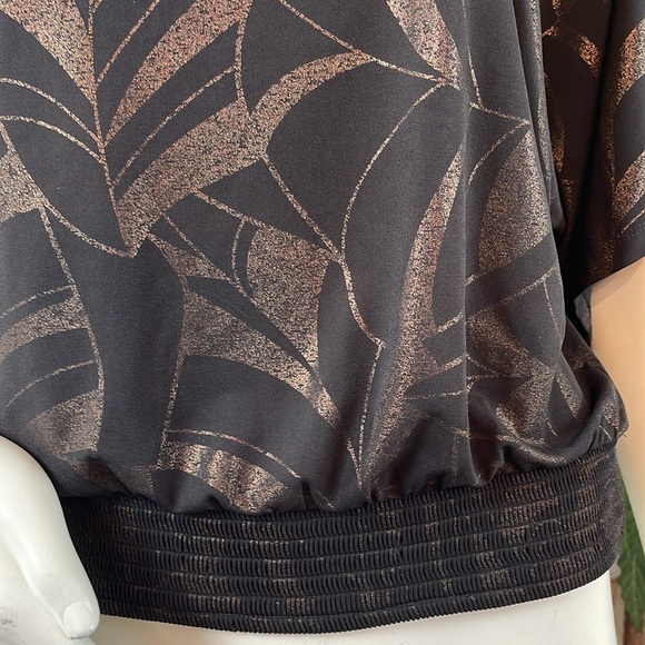 WHBM MATTE DUAL NECKLINE JERSEY KIMONO TOP - Picture 8 of 11